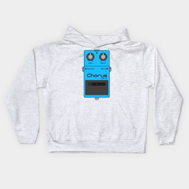 Boss CE-2 Chorus Guitar Effect Pedal Kids Hoodie by conform